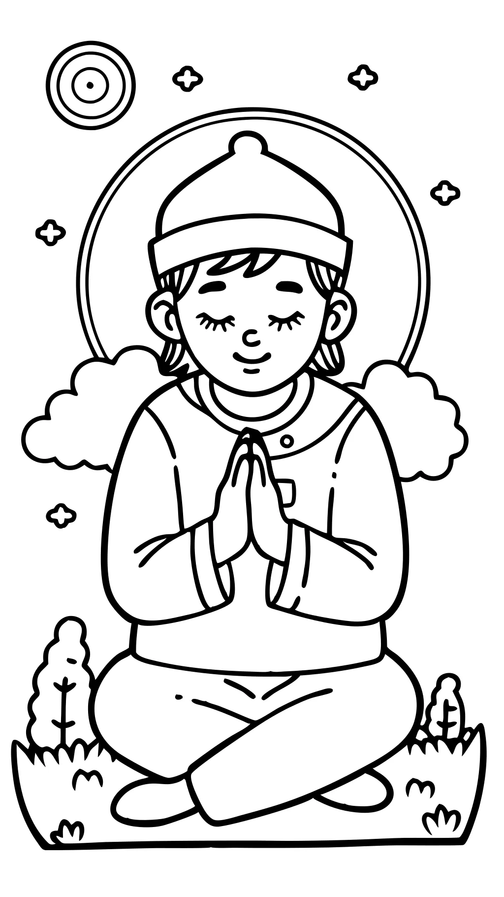 coloring pages about prayer